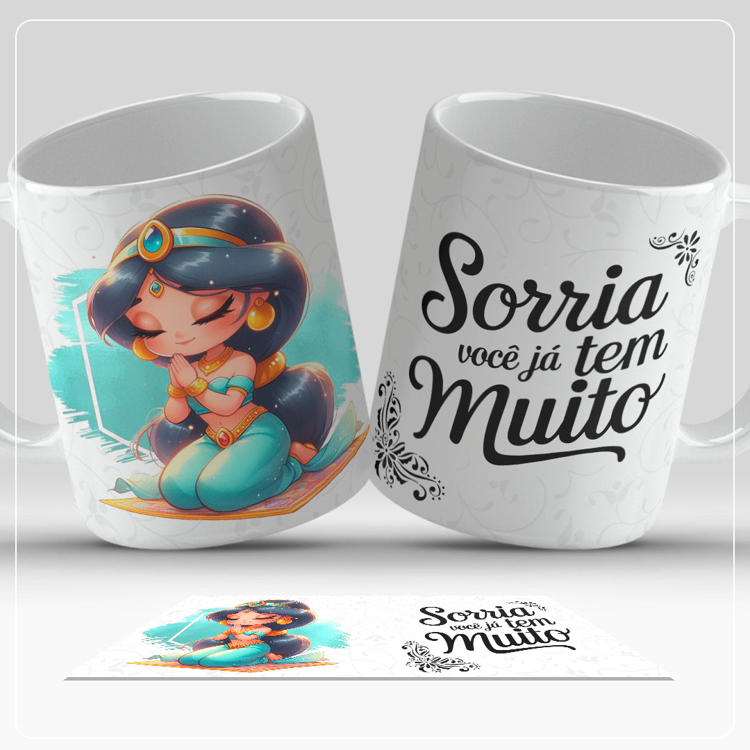 Caneca Personalizada (Coleção  Princesas Disney)